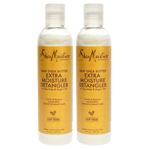 Shea Moisture Raw Shea Butter Extra-Moisture Detangler by Shea Moisture for Unisex - 8 oz Detangler - Pack of 2