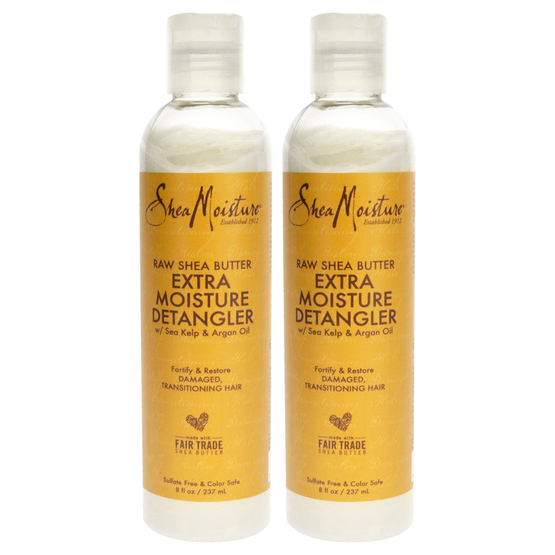 Shea Moisture Raw Shea Butter Extra-Moisture Detangler by Shea Moisture for Unisex - 8 oz Detangler - Pack of 2