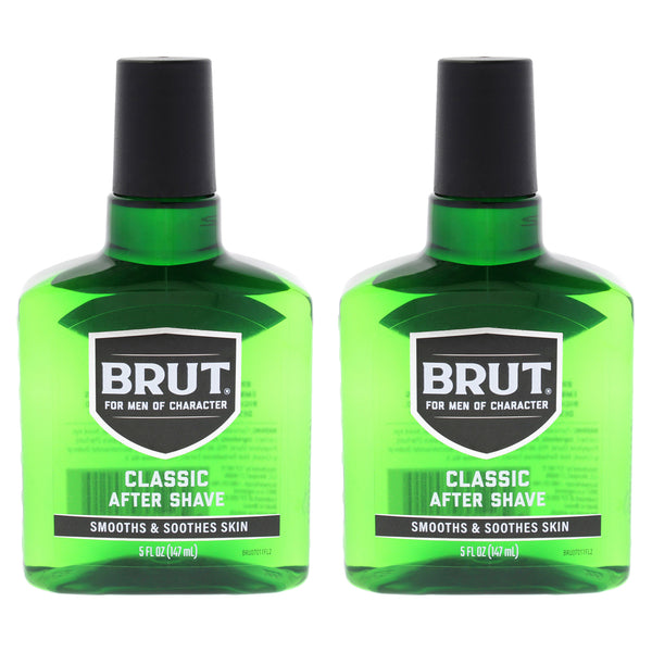Classic After Shave by Brut for Men - 5 oz Aftershave Pack of 2