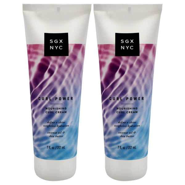Curl Power Nourishing Cream by SGX NYC for Women - 7 oz Cream - Pack of 2