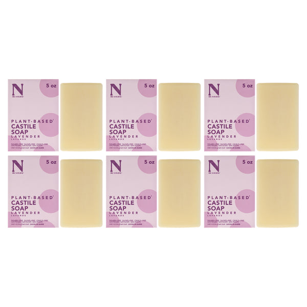 Dr. Natural Castile Bar Soap - Lavender by Dr. Natural for Unisex - 5 oz Soap - Pack of 6