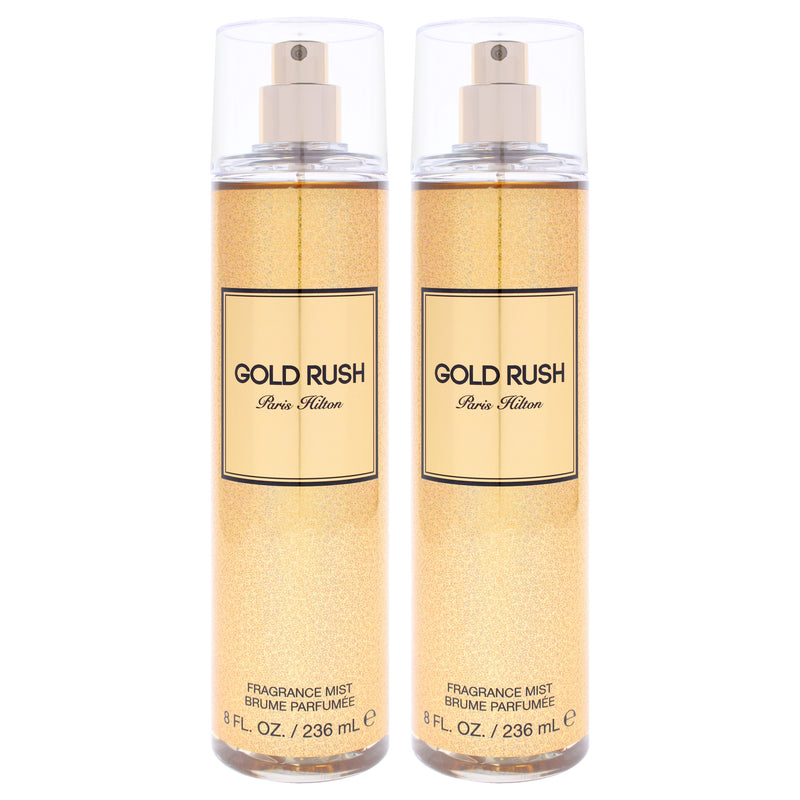Paris Hilton Gold Rush by Paris Hilton for Women - 8 oz Body Mist - Pack of 2