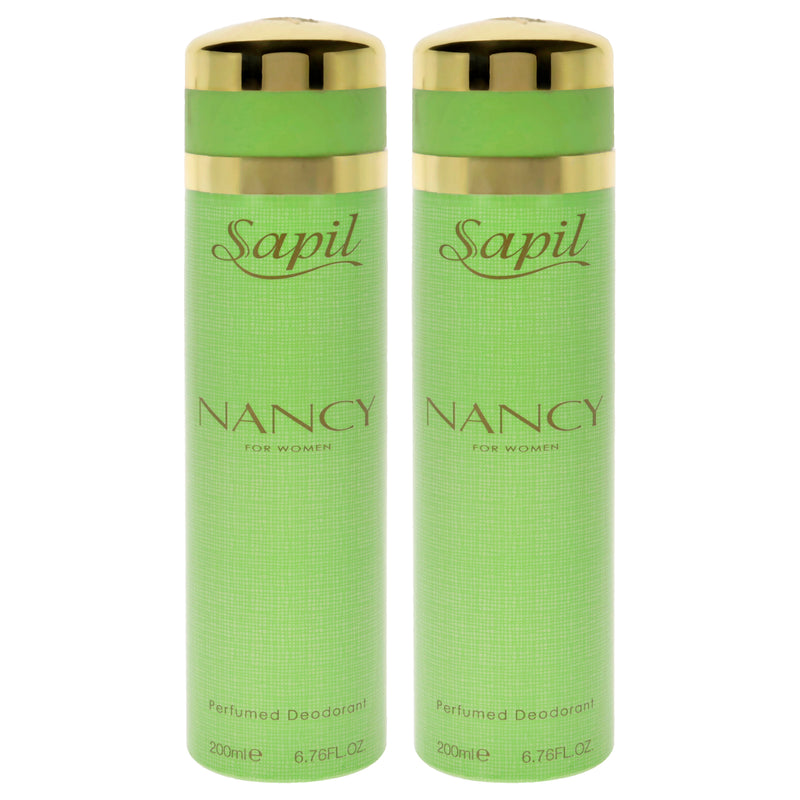 Sapil Nancy Green by Sapil for Women - 6.76 oz Deodorant Spray - Pack of 2