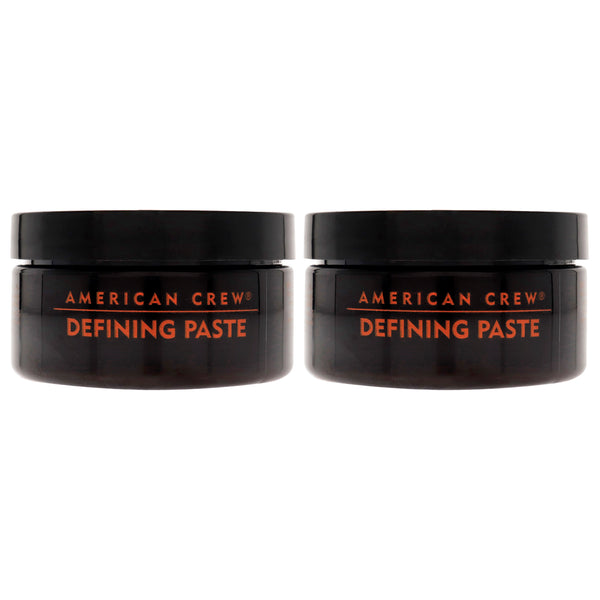 American Crew Defining Paste by American Crew for Men - 3 oz Paste - Pack of 2