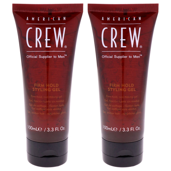 American Crew Firm Hold Styling Gel by American Crew for Men - 3.3 oz Gel - Pack of 2