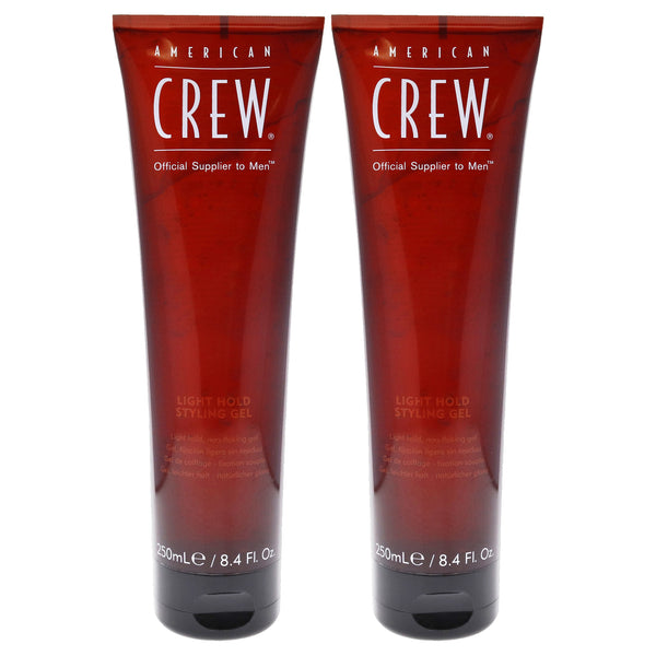 American Crew Light Hold Styling Gel by American Crew for Men - 8.4 oz Gel - Pack of 2
