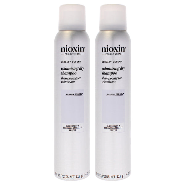 Nioxin Density Defend Volumizing Dry Shampoo by Nioxin for Unisex - 4.2 oz Dry Shampoo - Pack of 2