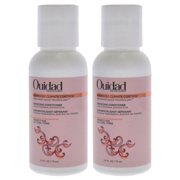 Ouidad Advanced Climate Control Defrizzing Conditioner by Ouidad for Unisex - 2.5 oz Conditioner - Pack of 2