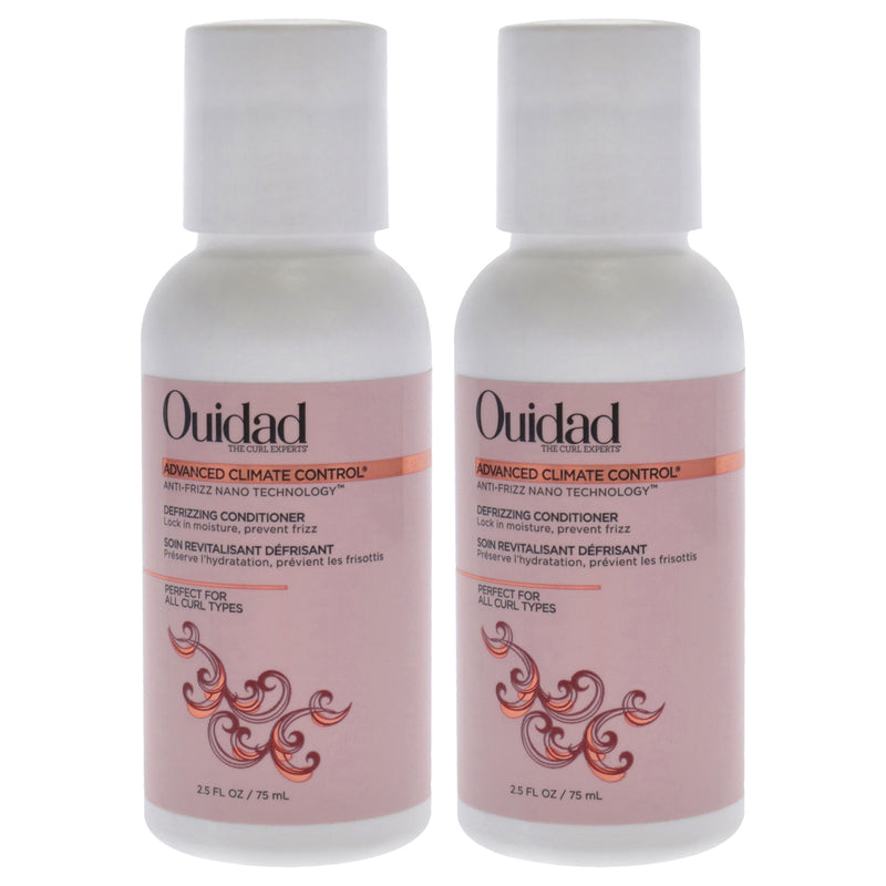 Ouidad Advanced Climate Control Defrizzing Conditioner by Ouidad for Unisex - 2.5 oz Conditioner - Pack of 2