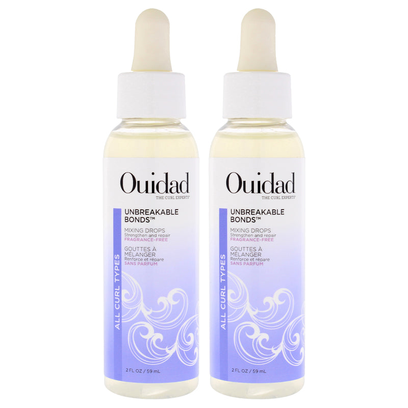 Ouidad Unbreakable Bonds Mixing Drops by Ouidad for Unisex - 2 oz Treatment - Pack of 2