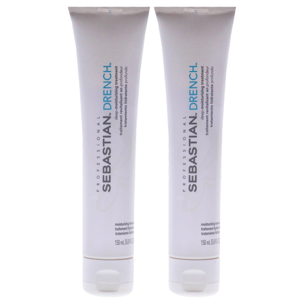 Sebastian Drench Moisturizing Treatment by Sebastian for Unisex - 5.0 oz Treatment - Pack of 2