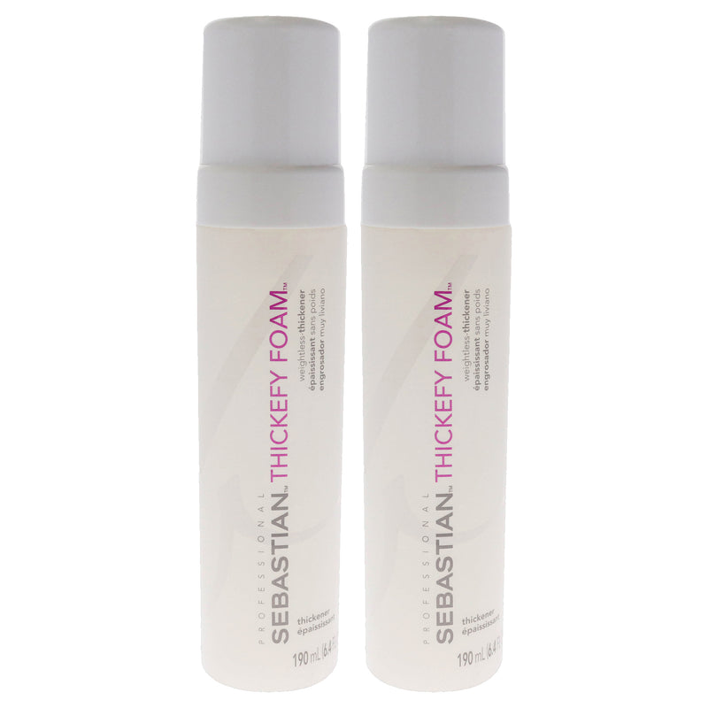 Sebastian Thickefy Foam by Sebastian for Unisex - 6.8 oz Foam - Pack of 2