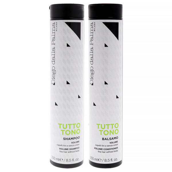 Diego Dalla Palma Tutto Tono Volume Kit by Diego Dalla Palma for Unisex - 2 Pc Kit 8.5oz Shampoo, 8.5oz Conditioner