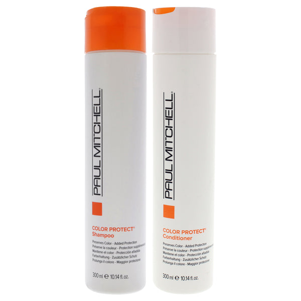 Paul Mitchell Color Protect Kit by Paul Mitchell for Unisex - 2 Pc Kit 10.1oz Shampoo, 10.1oz Conditioner