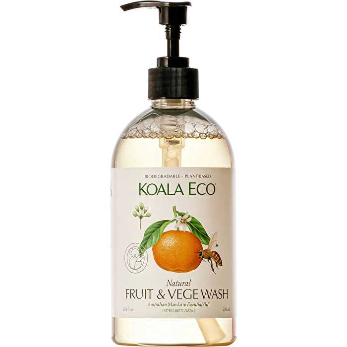 Koala Eco Fruit & Vegetable Wash Mandarin Essential Oil 500ml