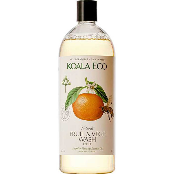 Koala Eco Fruit and Vegetable Wash Mandarin Essential Oil 1000ml