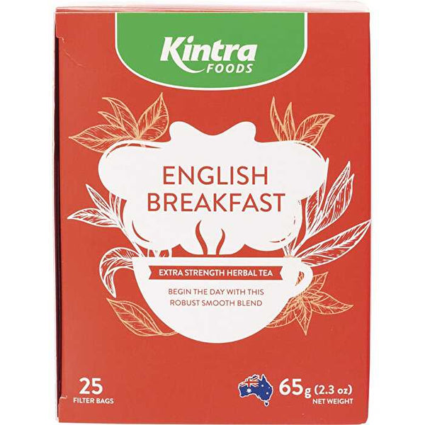 Kintra Foods Herbal Tea Bags English Breakfast 25pk