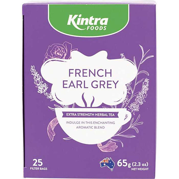 Kintra Foods Herbal Tea Bags French Earl Grey 25pk
