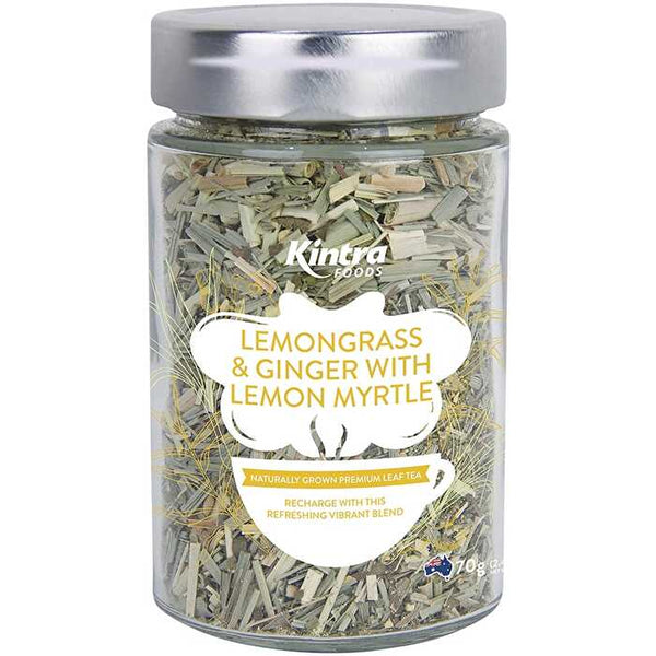 Kintra Foods Loose Leaf Tea Lemongrass & Ginger with Lemon Myrtle 70g