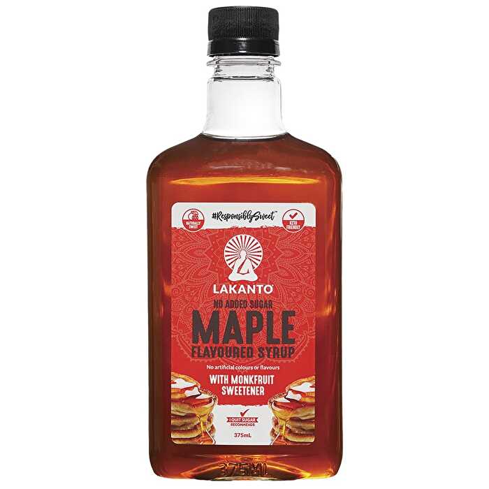 Lakanto Maple Flavoured Syrup with Monkfruit Sweetener 375ml