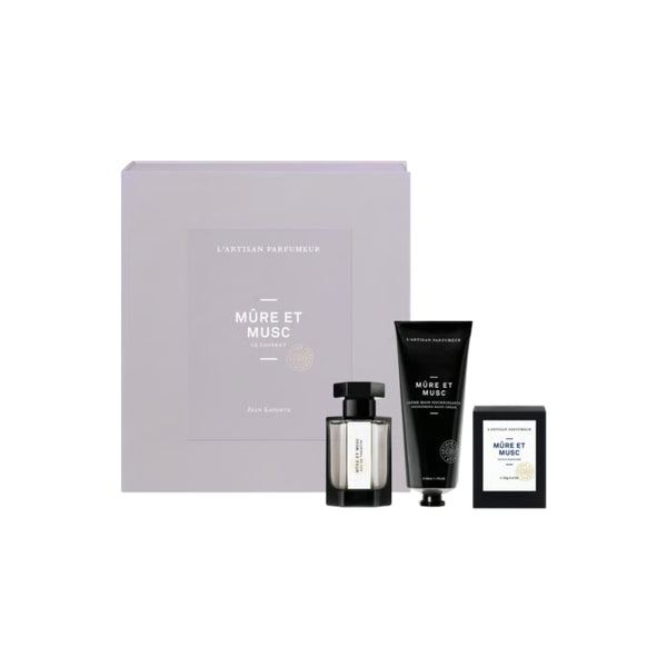 L'Artisan Parfumeur L'artisan Parfumeur Mure Et Musc Unisex Set Eau De Toilette & Soap 25gm & Hand Cream 50ml