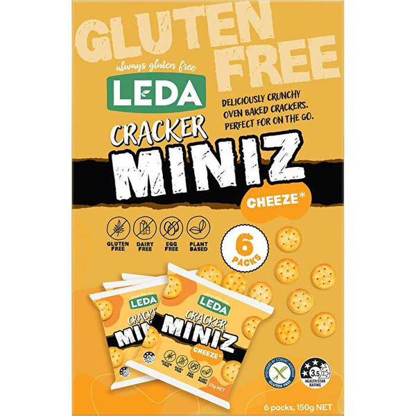 Leda Cracker Miniz Cheeze Multi 6 Pack 6x150g