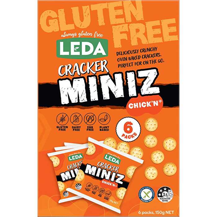 Leda Cracker Miniz Chick'n Multi 6 Pack 6x150g
