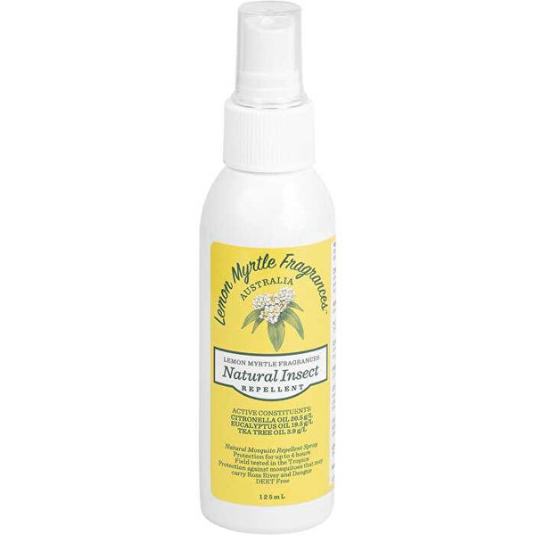 Lemon Myrtle Fragrances Natural Insect Repellent 125ml