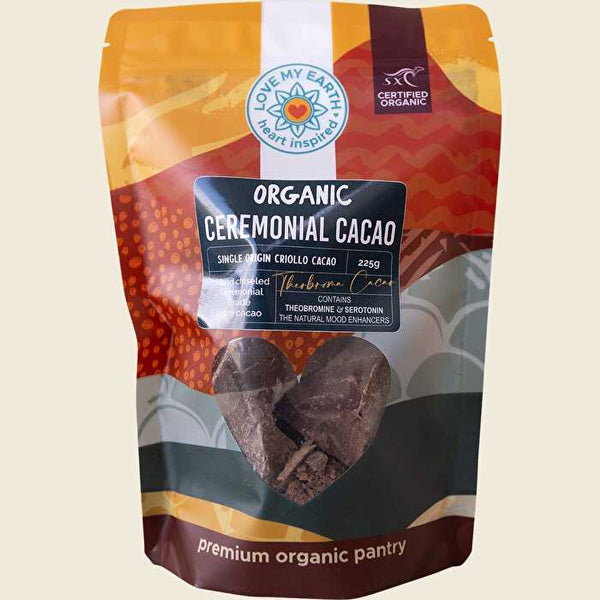 Love My Earth Organic Ceremonial Cacao 225g