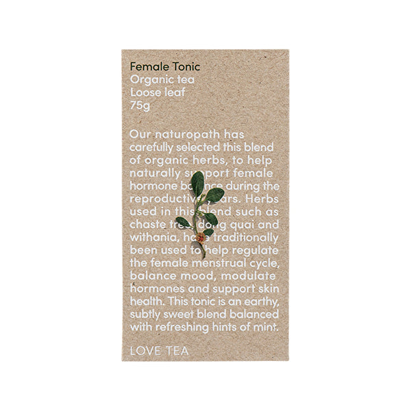 Love Tea Organic Female Tonic Tea Loose Leaf 75g