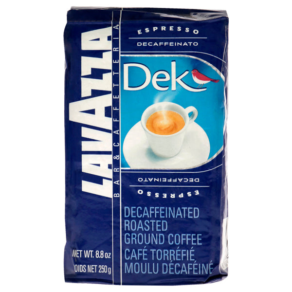 Dek Espresso Decaffeinated Roast Ground Coffee by Lavazza for Unisex - 8.8 oz Coffee