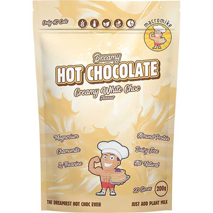 Macro Mike Dreamy Hot Chocolate Creamy White Choc 200g