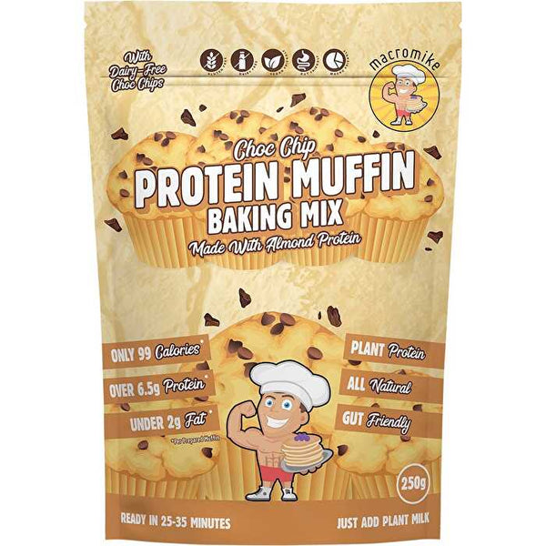 Macro Mike Protein Muffin Baking Mix Choc Chip 250g