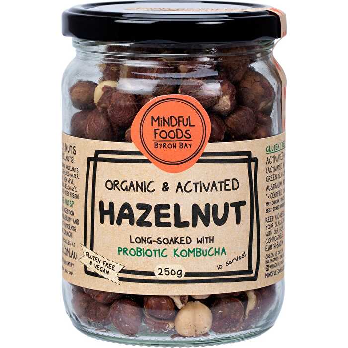 Mindful Foods Hazelnuts Organic & Activated 250g