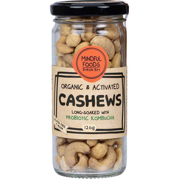 Mindful Foods Cashews Organic & Activated 120g