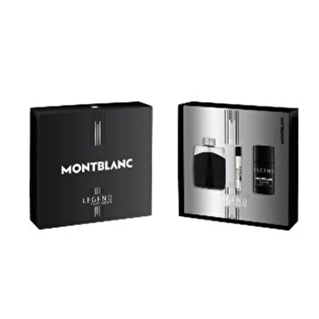 Mont Blanc Legend Man Set Eau De Toilette & Eau De Toilette 7.5ml & Deo Stick 75g (new Pack) 100ml