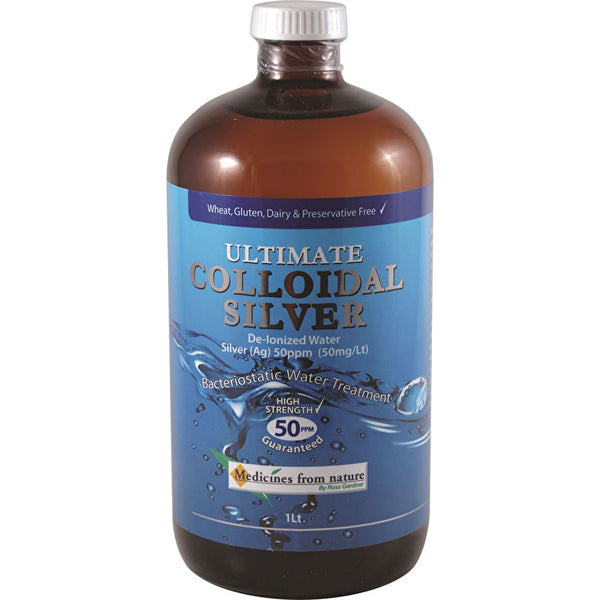 Medicines From Nature Ultimate Colloidal Silver 50ppm 1000ml