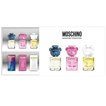 Moschino Unisex Mini Set (toy 2 Pearl Eau De Parfum & Toy 2 Bubble Gum Eau De Toilette & Toy 2 Eau De Parfum) 3x 5ml