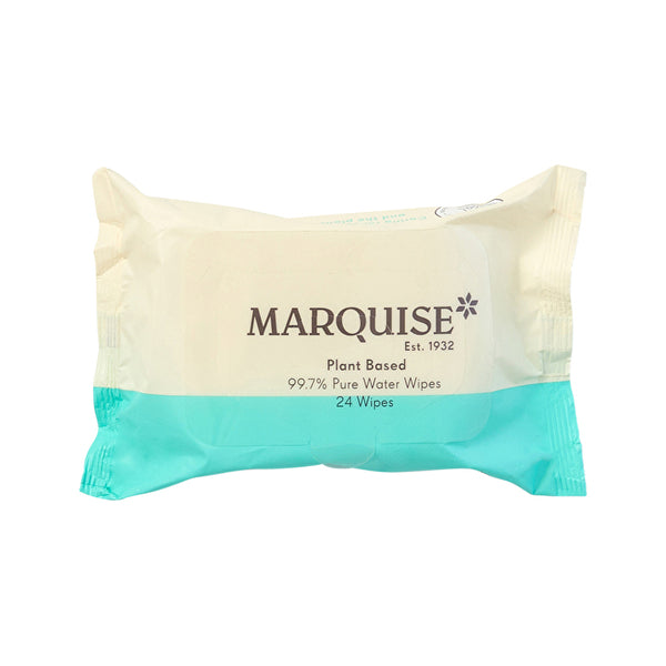 Marquise Plant Based 99.7% Pure Water Wipes Travel x 24 Pack
