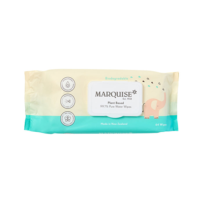 Marquise Plant Based 99.7% Pure Water Wipes x 64 Pack