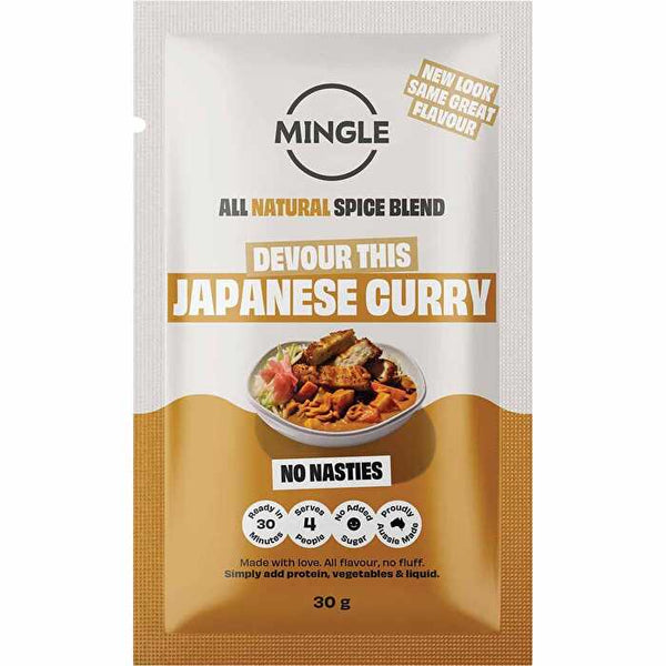 Mingle Japanese Curry All Natural Recipe Base 12x30g