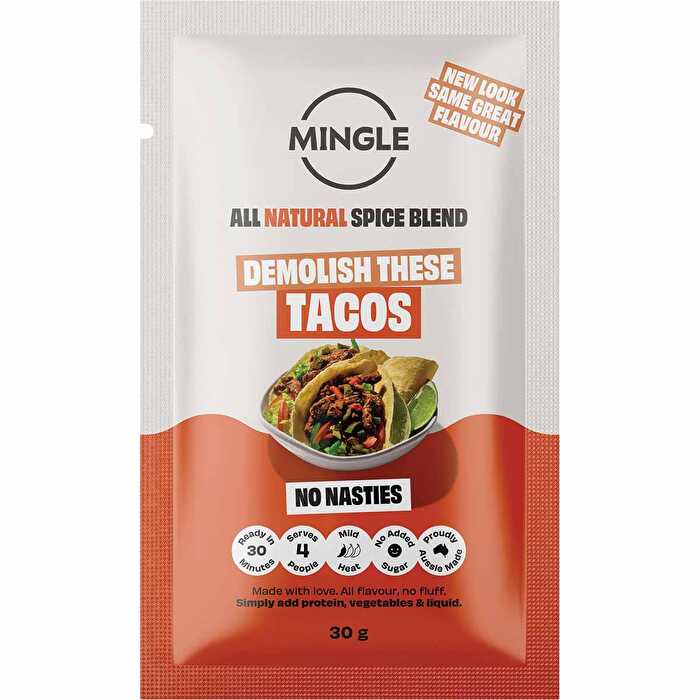Mingle Tacos All Natural Recipe Base 12x30g
