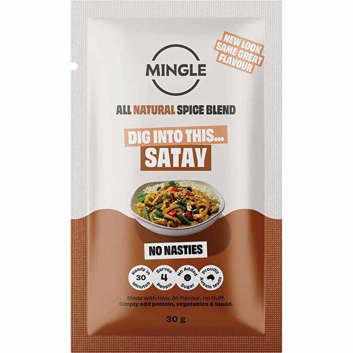 Mingle Satay All Natural Recipe Base 12x30g