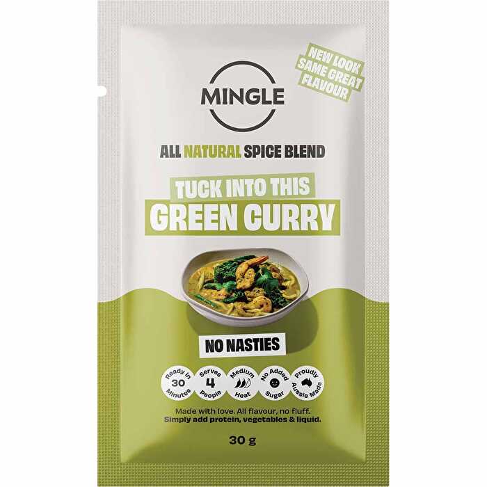 Mingle Green Curry All Natural Recipe Base 12x30g
