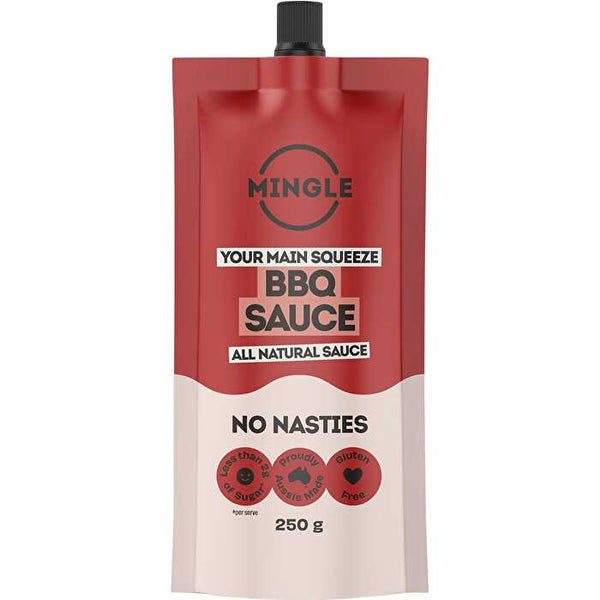 Mingle Tangy BBQ All Natural Sauce 10x250g