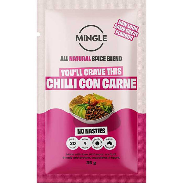 Mingle Chilli Con Carne All Natural Recipe Base 12x35g