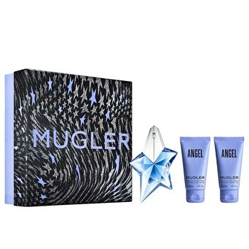 Thierry Mugler Angel Giftset Eau De Parfum Spray 25ml/lotion 50ml/shower Gel 50ml 125ml