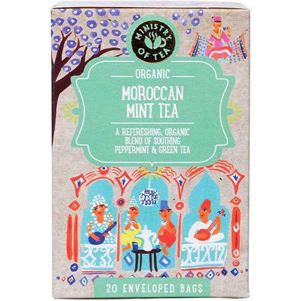 Ministry Of Tea Organic Moroccan Mint Tea Tea Bags 20pk