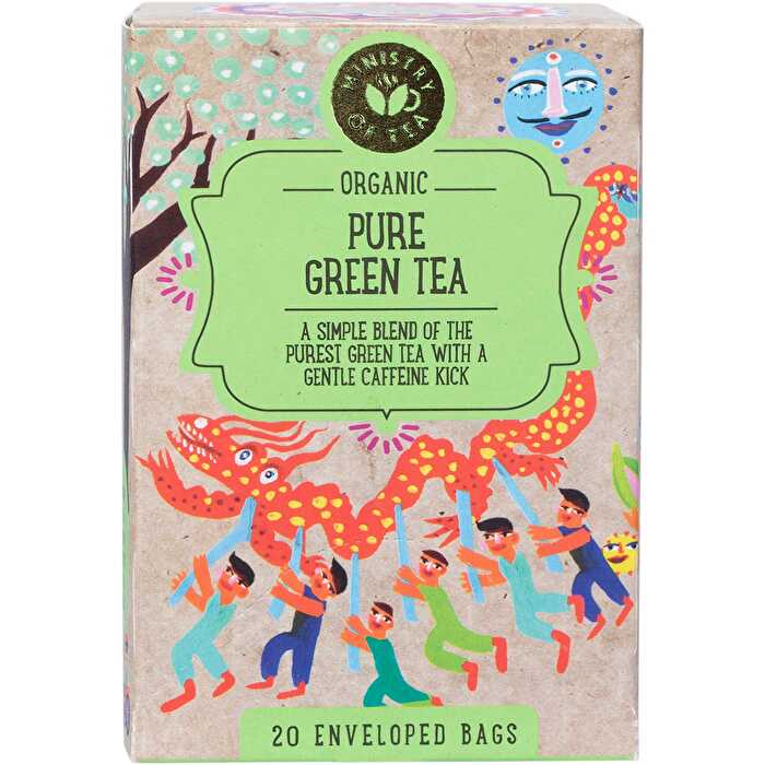 Ministry Of Tea Organic Pure Green Tea Bags 20pk