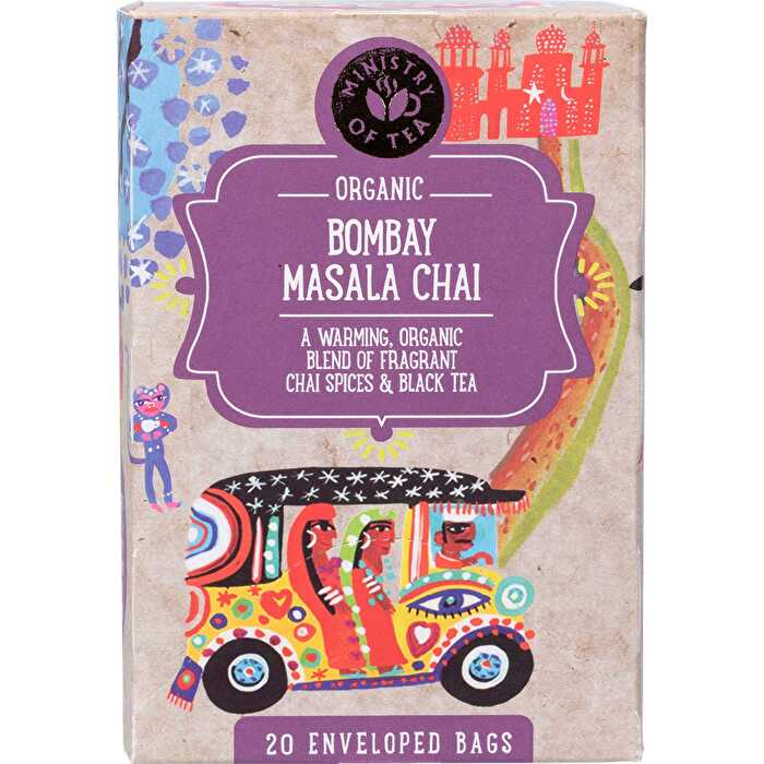 Ministry Of Tea Organic Bombay Masala Chai Tea Bags 20pk